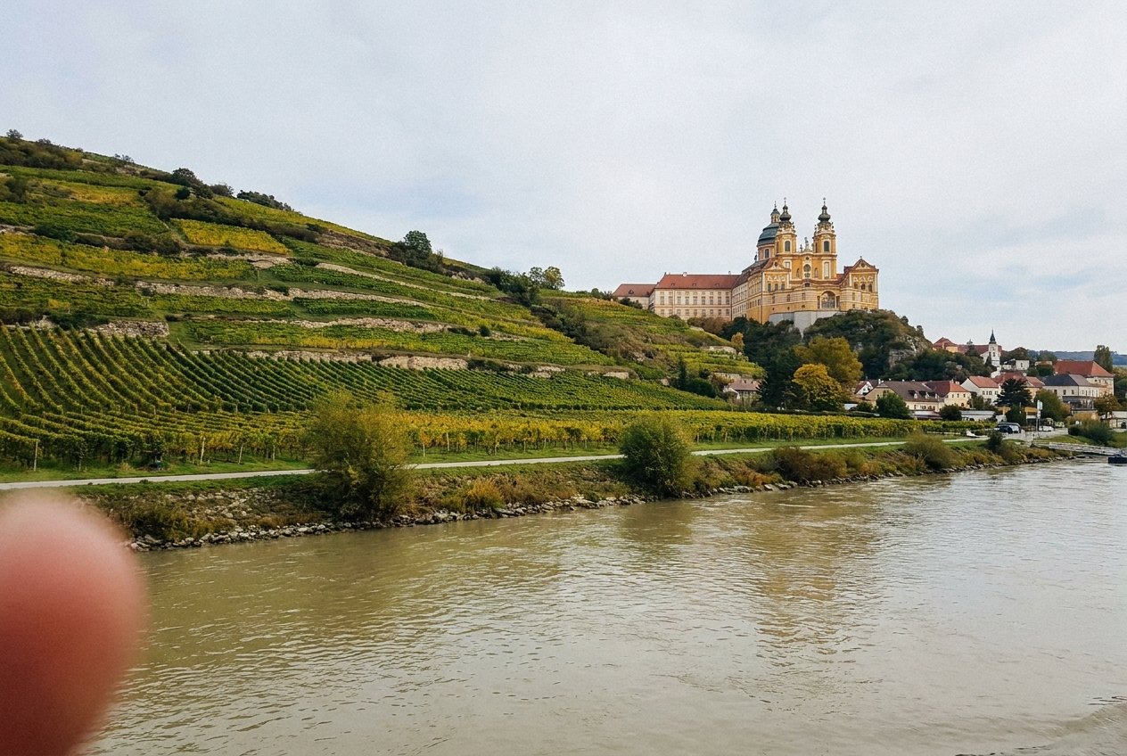 Wachau Valley vineyards along the Danube