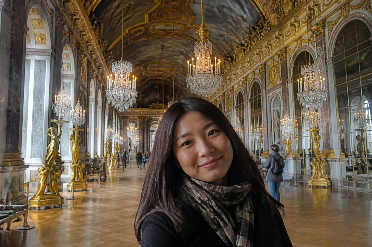 The Palace of Versailles, just outside Paris