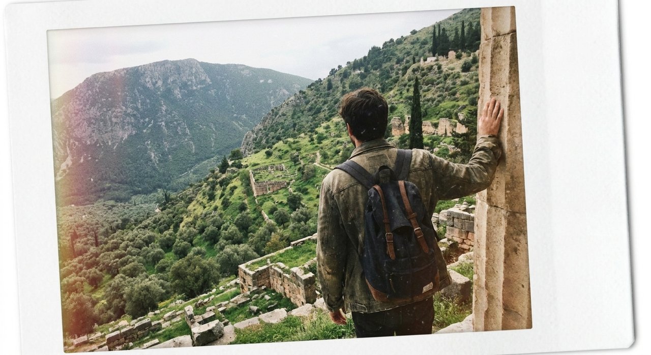 Delphi archaeological site, Greece