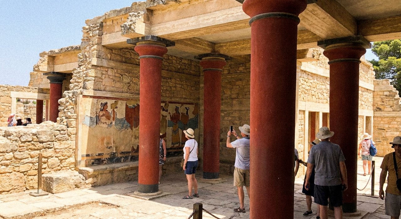 Knossos archaeological site, Crete