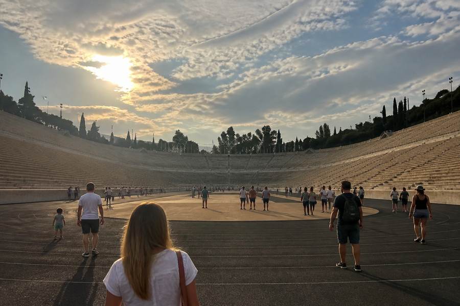 The Olympic Stadium of Athens