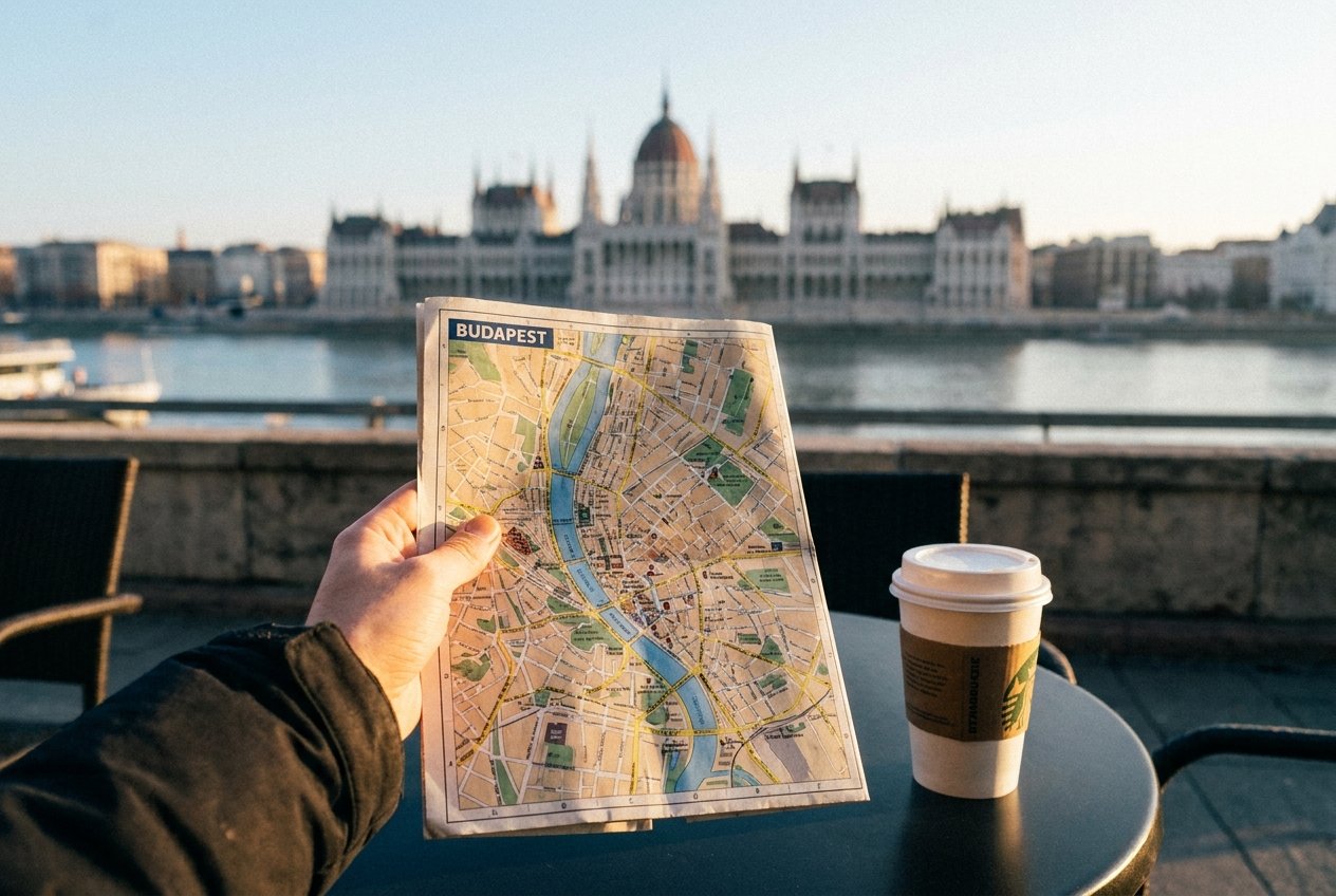 View across the Danube in Budapest