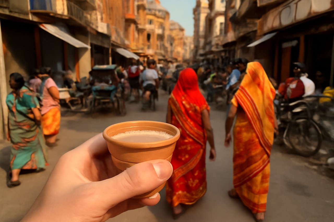 The ghats of Varanasi