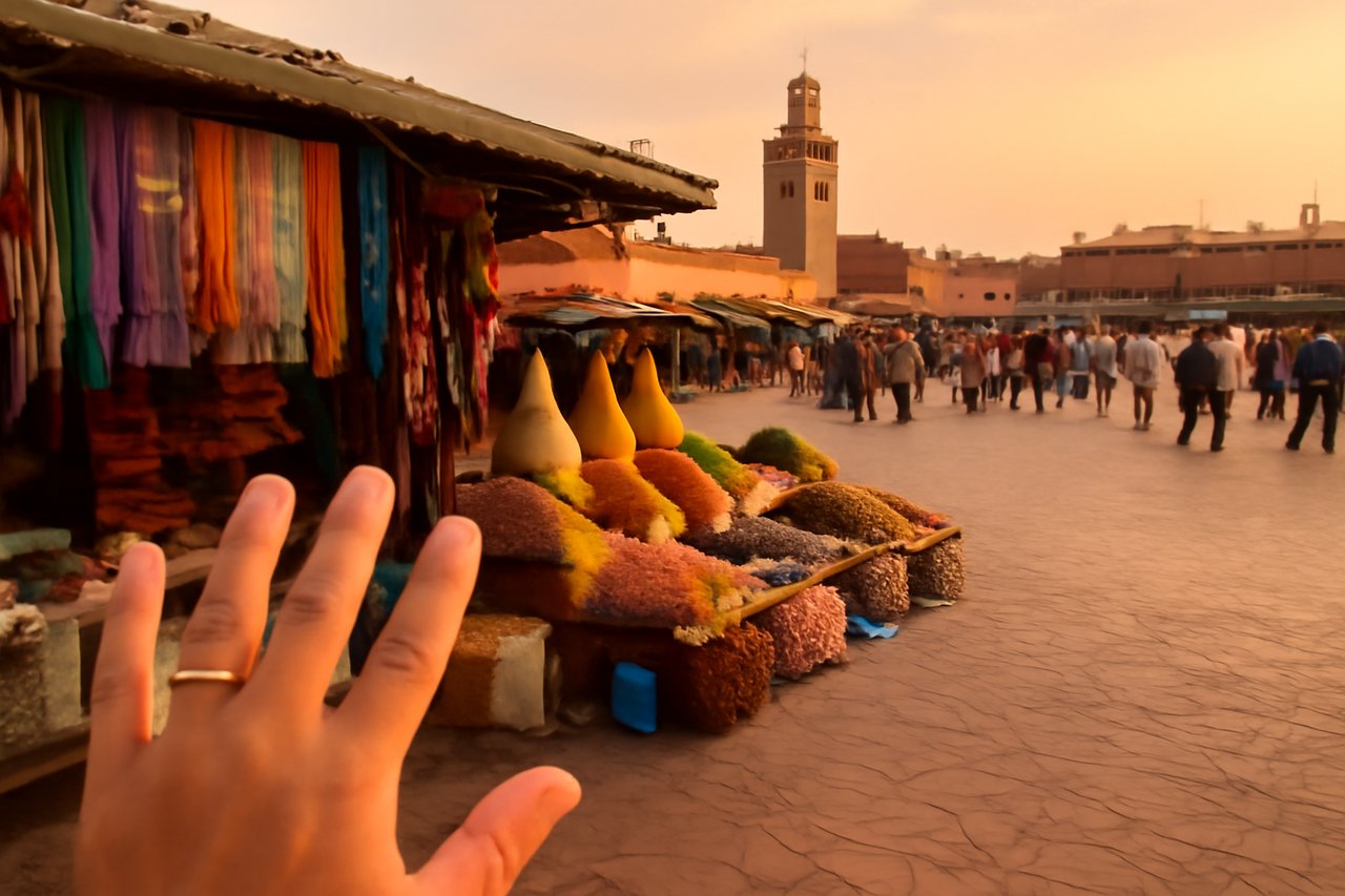 Jemaa el-Fnaa square in Marrakech