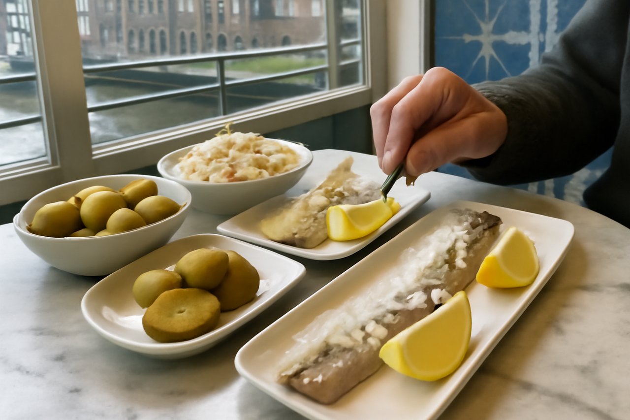 Dutch herring stand