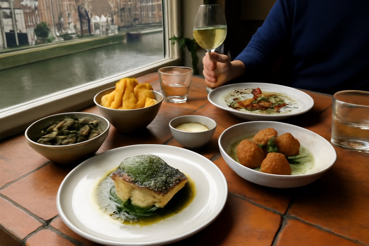 Fine dining in Amsterdam