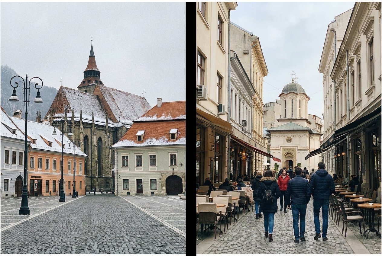 Bucharest or Brasov: Where Should You Spend Your Time?