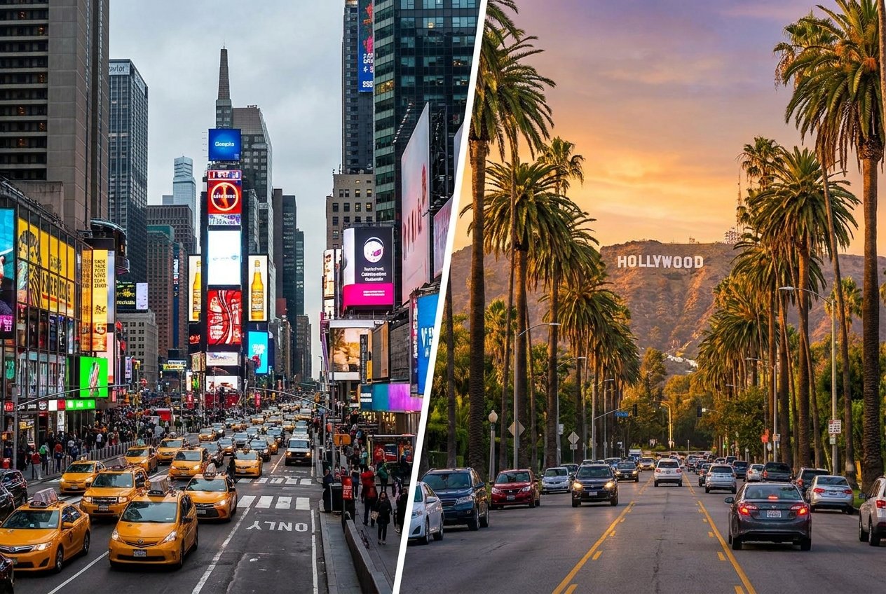 New York or Los Angeles: Which US City Should You Visit First?