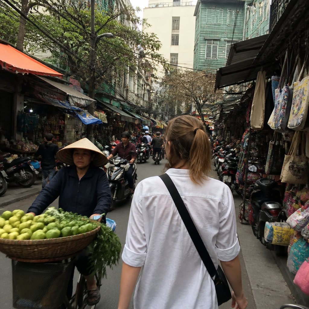 Hanoi Old Quarter street scene
